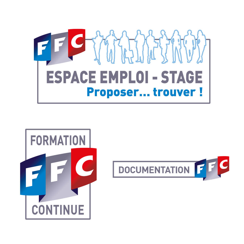 stratégie de communication agence marquante FFC formation Identité visuelle -labels et logos "missions"