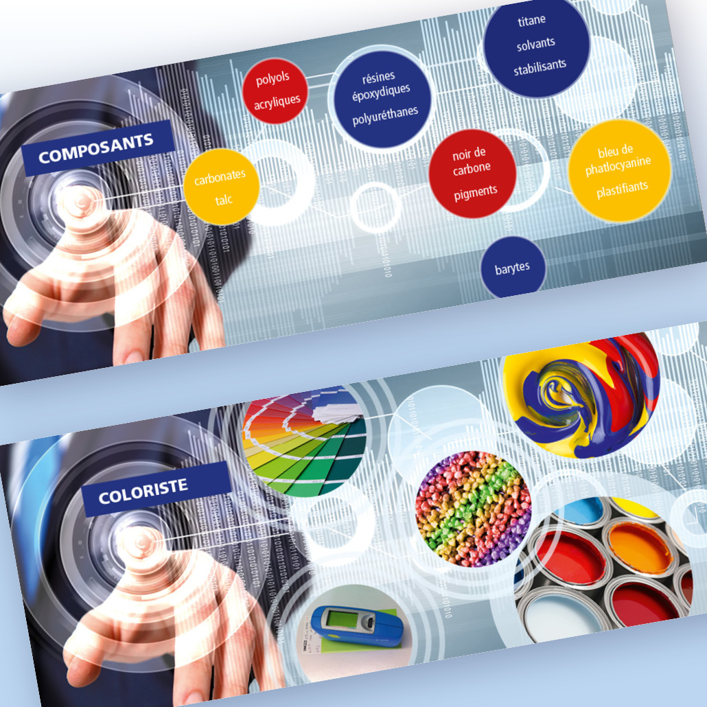 agence design paris : image de marque TF Chimie Lead leader