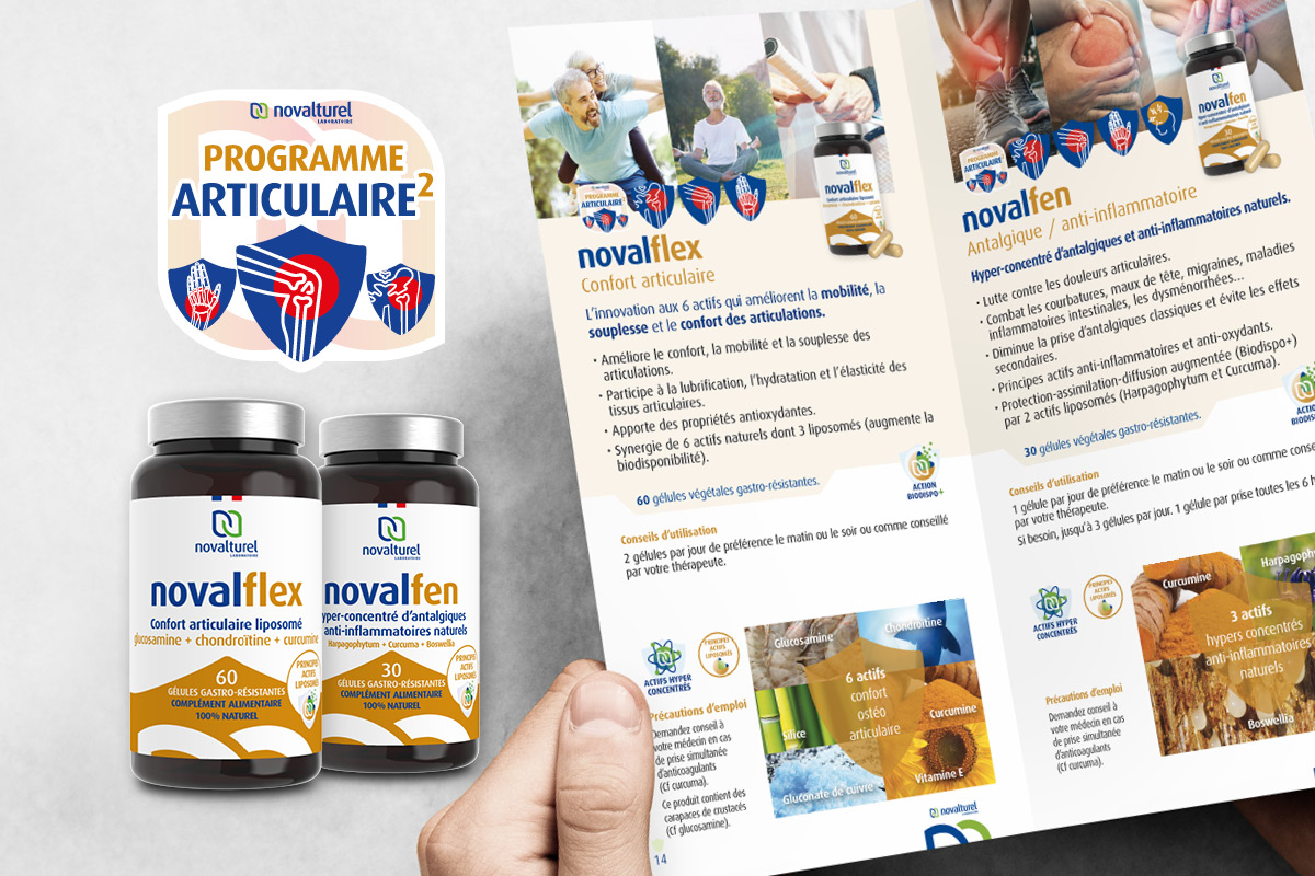 identité-visuelle-novalturel-packaging-ginsao-agence communication santé