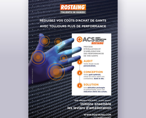 acs logo rostaing gants protection lead leader
